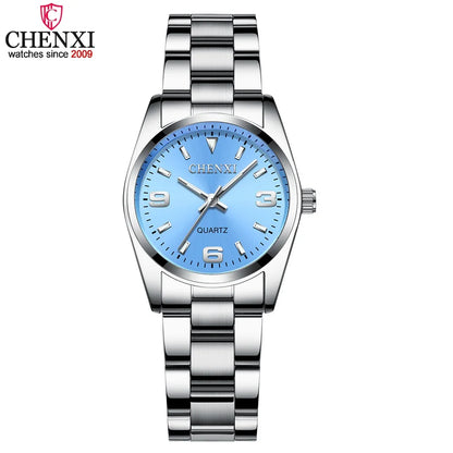 2023 CHENXI Brand Fashion Watches Women Luxury Stainless steel Wristwatches Analog Quartz Clock Watch Women's Relogio Feminino