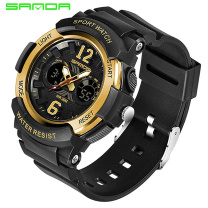 2021 Sanda Top Brand White Women's Watch Waterproof Sports Wristwatch Ladies Quartz Watch Swimming Reloj Mujer Relogio Feminino