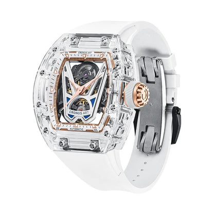 Reloj mecánico automático de lujo CRONUSART V Crystal Series