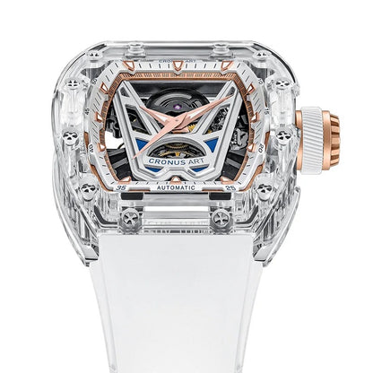 Reloj mecánico automático de lujo CRONUSART V Crystal Series