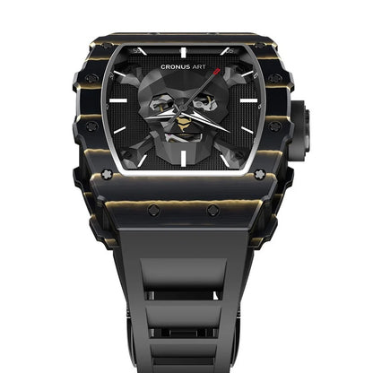 CRONUSART Skeleton Carbon Fiber Series Luxury Automatic Mechanical Watch