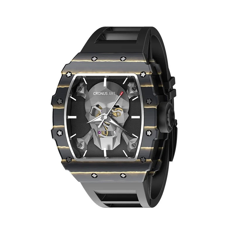 CRONUSART Skeleton Carbon Fiber Series Luxury Automatic Mechanical Watch