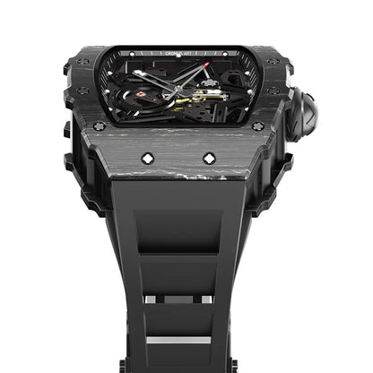 CRONUSART Pentagon Knight Carbon Fiber Series Luxury Automatic Mechanical Watch