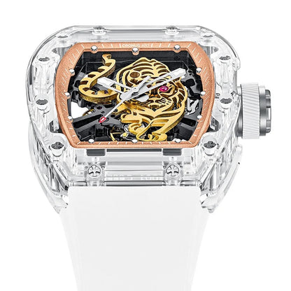 CRONUSART Tiger Crystal Series Luxury Automatic Mechanical Watch