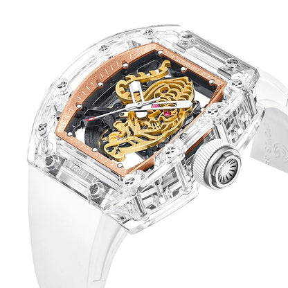 CRONUSART Tiger Crystal Series Luxury Automatic Mechanical Watch