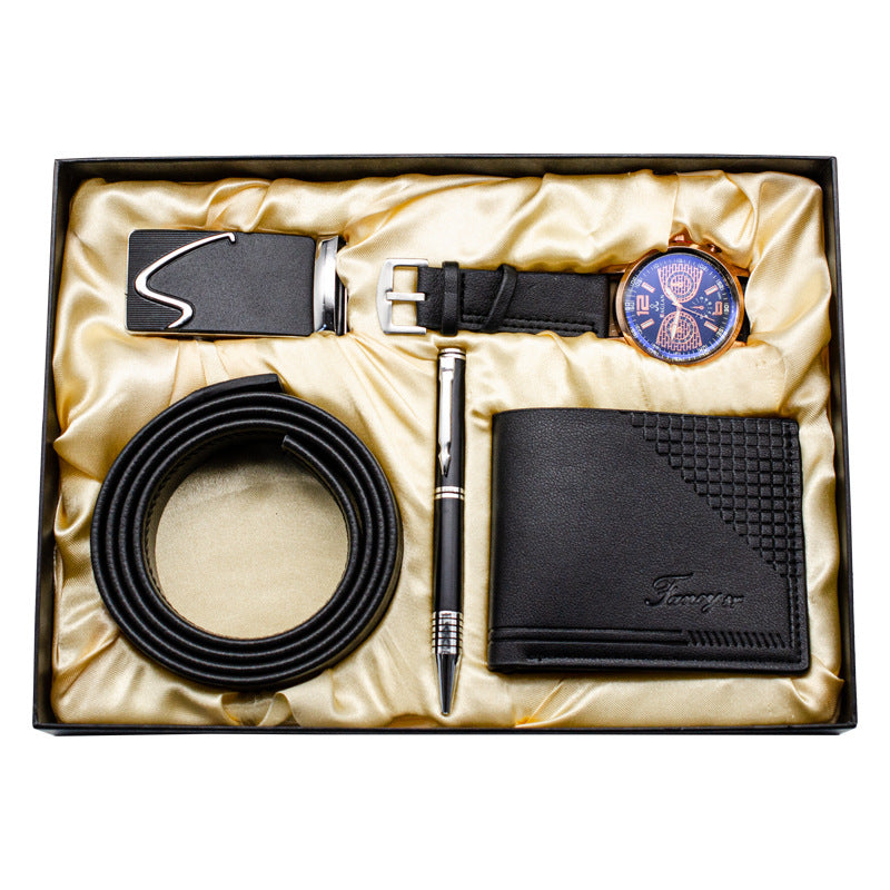 Watch Wallet Belt Business Gift Box