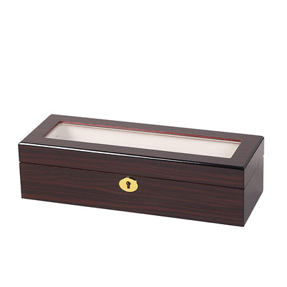 Paint Wooden Hand Display Watch Box Glass Louvre