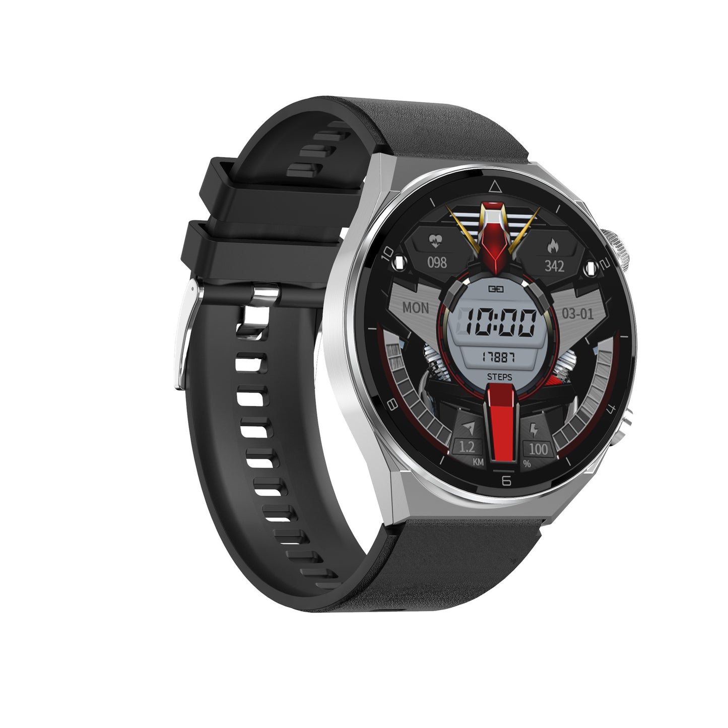 Reloj inteligente DT3promax con llamadas Bluetooth, cargador inalámbrico NFC, voz AI, GPS, seguimiento de movimiento, pago sin conexión