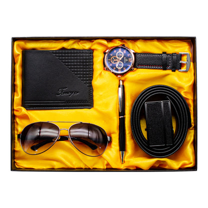 Watch Wallet Belt Business Gift Box