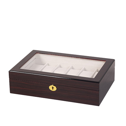 Paint Wooden Hand Display Watch Box Glass Louvre