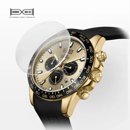 BEXEI 9152 Multifunction watch for men Automatic movement mechanical fashion Man watch Luxury synthetic sapphire waterproof 2023