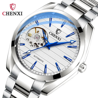 CHENXI 8806 Top Brand Men Automatic Mechanical Business Watches Stainless Steel Waterproof Men's Wristwatches Reloj Hombre