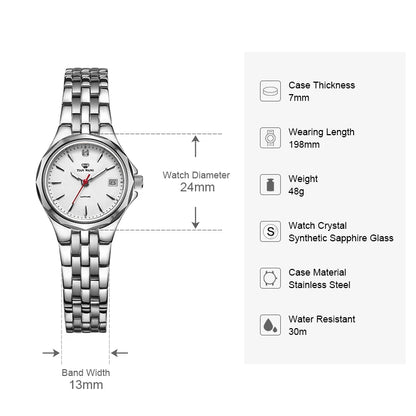 TIAN WANG Women's Watches For Women Modern Quartz Watch For Wrist Ladies Watch Simple Business Wristwatches Calendar Lady Clock