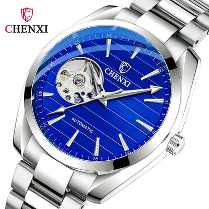 CHENXI 8806 Top Brand Men Automatic Mechanical Business Watches Stainless Steel Waterproof Men's Wristwatches Reloj Hombre