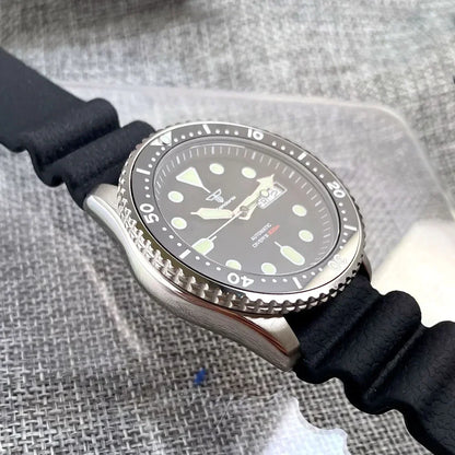 Tandorio SKX Mod S NH36 ウィークデイデイト スチール 機械式腕時計 メンズ 120クリックベゼル チャプターリング 3.8クラウン 20bar 防水時計