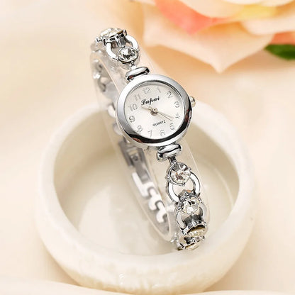 Reloj de lujo para mujer, pulsera con diamantes de imitación, reloj de pulsera informal para mujer, pulsera, reloj de regalo, reloj femenino