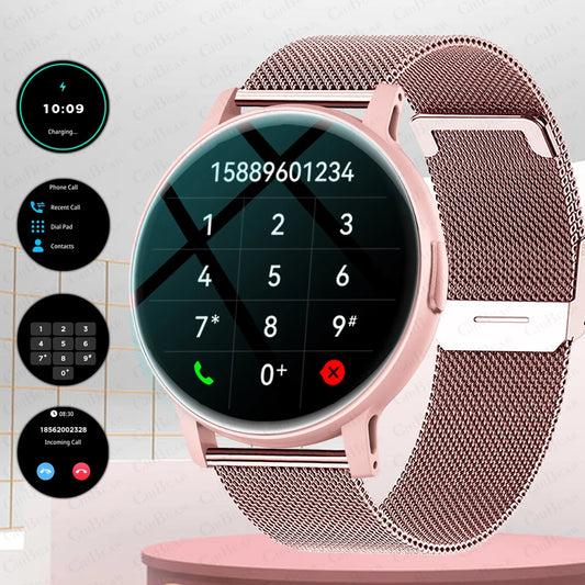 Para Huawei Xiaomi 2024 nuevo reloj inteligente con llamadas Bluetooth para mujeres, reloj deportivo con ritmo cardíaco para hombres, rastreador de Fitness, relojes inteligentes impermeables