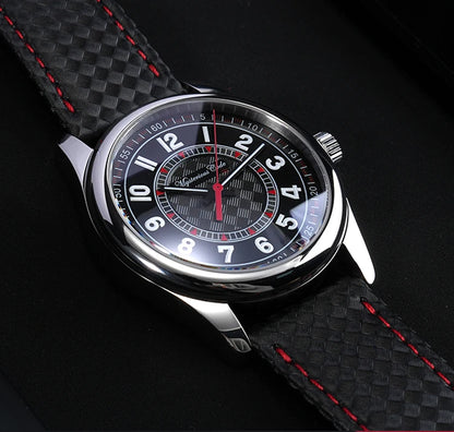 Mysterious Code Men Automatic Watch 40mm Pilot Mechanical Wristwatch 100M Waterproof Double Arch Sapphire Mirror Military