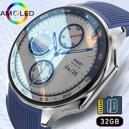 2024 New For HUAWEI IOS Watch X High-End Business Watch 32G Large Memory Album Smartwatch Men Sports Fitness Waterproof Bracelet