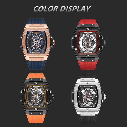 Reloj MEGIR para hombre, relojes militares deportivos de lujo, reloj de pulsera de cuarzo resistente al agua, correa de silicona, manecillas luminosas, reloj para hombre