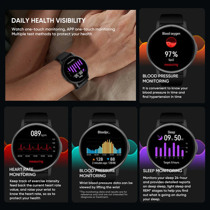 For Huawei Xiaomi 2024 New Bluetooth Call Smart Watch Women Heart Rate Sports Men Watch Fitness Tracker Waterproof Smartwatches