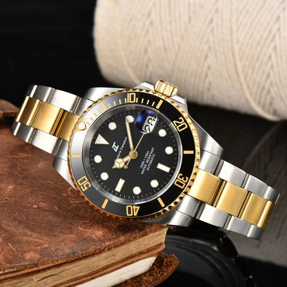 Reloj automático con logotipo S personalizado de 40mm para hombre, diseño Sub-Mariner, resistente al agua, movimiento NH35, reloj de pulsera luminoso de acero inoxidable BGW9