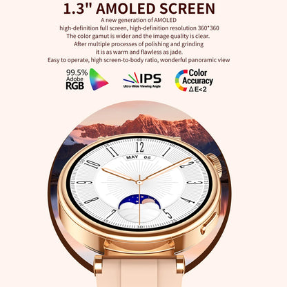 For Watch 4 Mini Fashion Women Smart Watch Health Monitoring Sports Fitness IP68 Waterproof HD Call AMOLED Smartwatch 2024 New