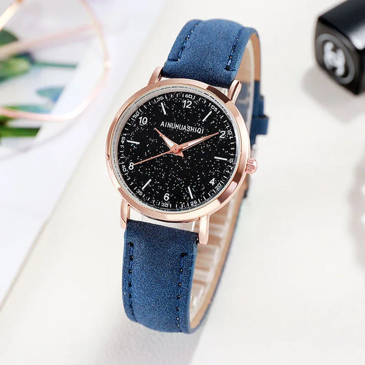 New Fashion Women Watches Luxury Candy Color Gradient Girls Quartz Watch Exquisite Watch Scale Elegant Wrist Watch Female Clock