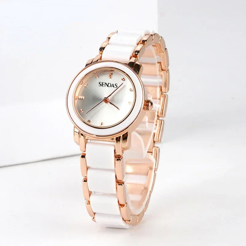 Fashion Women Watch Flexible Elastic Band Quartz Wrist Watches Steel Strap Couple Watch Gift relógio feminino skmei relojes