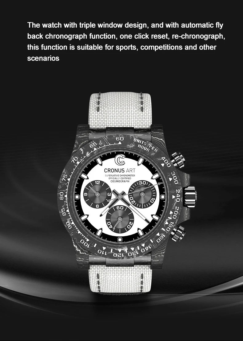 CRONUSART Daytona Series Luxury Automatic Mechanical Watch