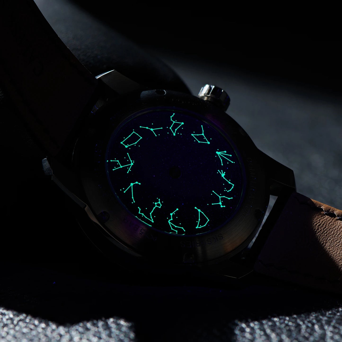 Reloj Automático OBLVLO para hombre, reloj de pulsera mecánico de lujo de 41MM, luminoso, resistente al agua hasta 50M, esfera de concepto único de zafiro