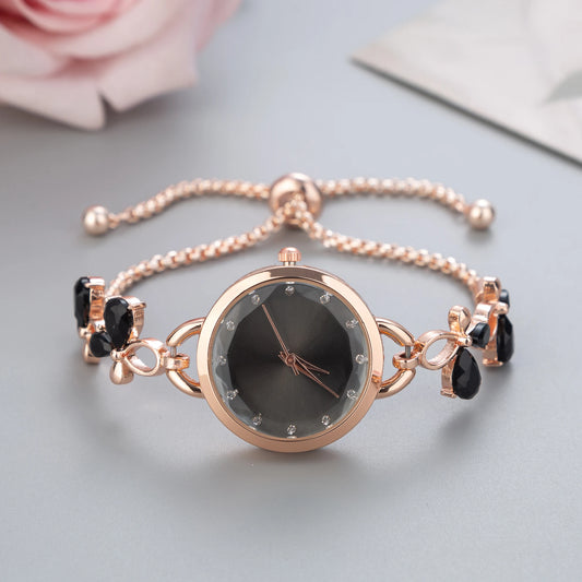 Best Selling Products 2023 New Simple Women's Butterfly Bracelet Watch Fashion Quartz Wristwatches watch for Women Free Shiping