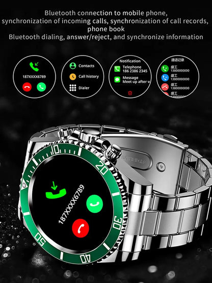 Smart Watch Smartwatch For Men Women’s Wristwatch Connected Watch AW12 Fitness Sports Waterproof Watches Steel Strip Wrist Clock