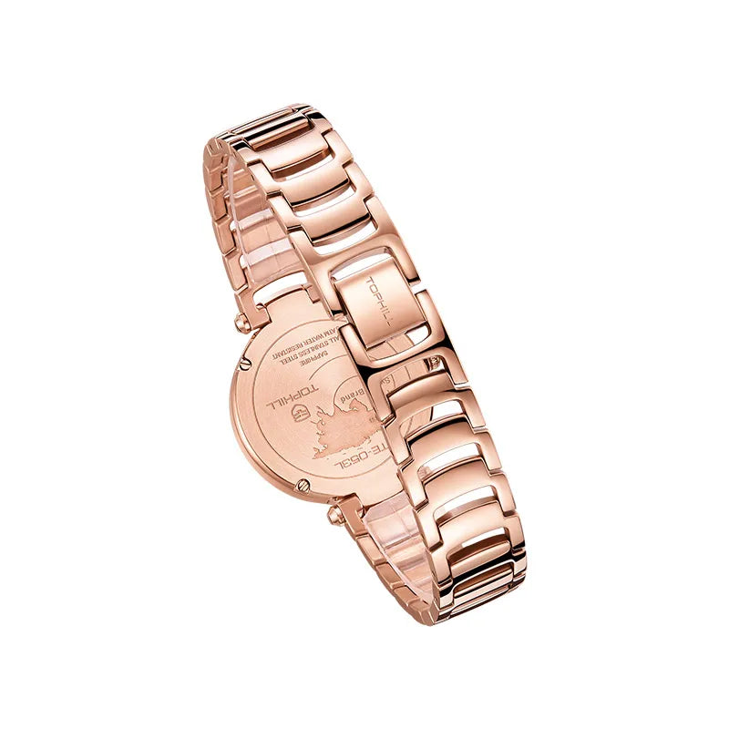 Relojes TOPHILL para mujer, reloj de pulsera elegante y sencillo de lujo a la moda para mujer, resistente al agua hasta 30m, reloj de cuarzo resistente al agua, regalo exquisito