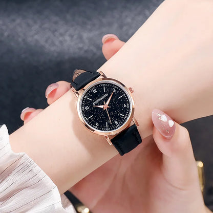 New Fashion Women Watches Luxury Candy Color Gradient Girls Quartz Watch Exquisite Watch Scale Elegant Wrist Watch Female Clock