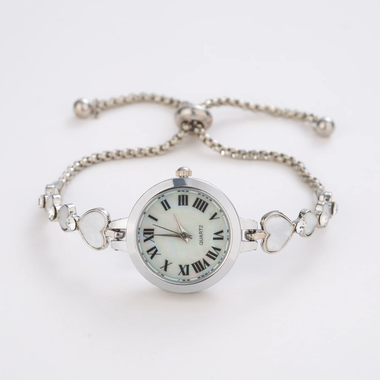 Women's Fashion Quartz Small Watches Love Heart Simple Female's Bracelet Watch Ladies Wristwatch Clock