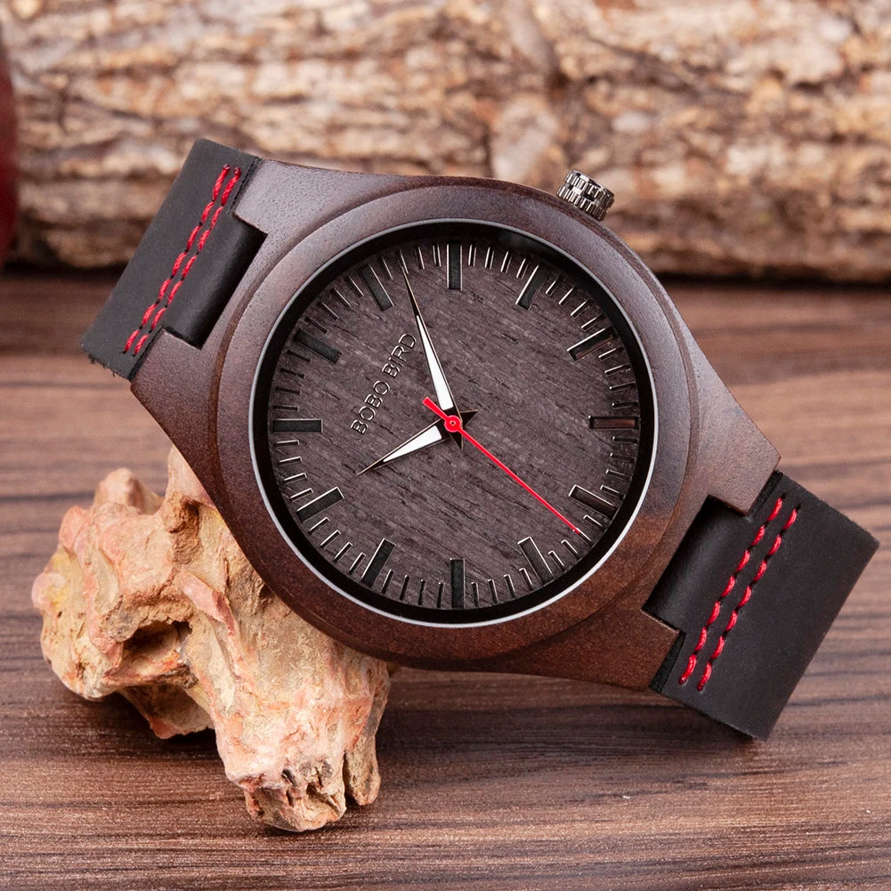 BOBO BIRD 木製腕時計 メンズ 日本製クォーツムーブメント ドロップシッピング reloj hombre