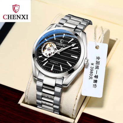 CHENXI 8806 Top Brand Men Automatic Mechanical Business Watches Stainless Steel Waterproof Men's Wristwatches Reloj Hombre