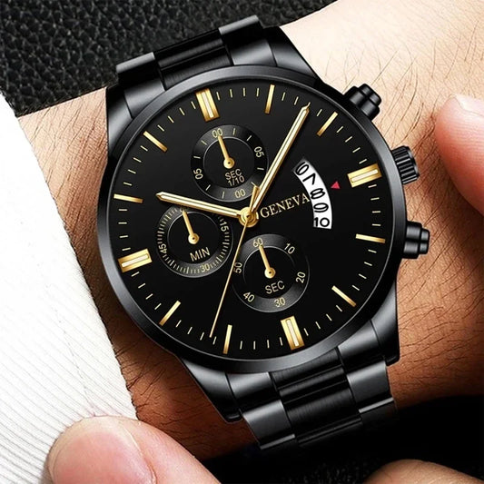 Nuevo reloj informal de negocios, Reloj de pulsera de cuarzo de acero inoxidable Para Hombre, Relojes de moda de lujo Para Hombre, Relojes Para Hombre