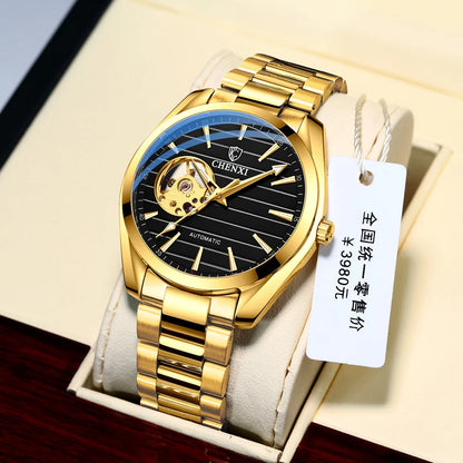 CHENXI 8806 Top Brand Men Automatic Mechanical Business Watches Stainless Steel Waterproof Men's Wristwatches Reloj Hombre