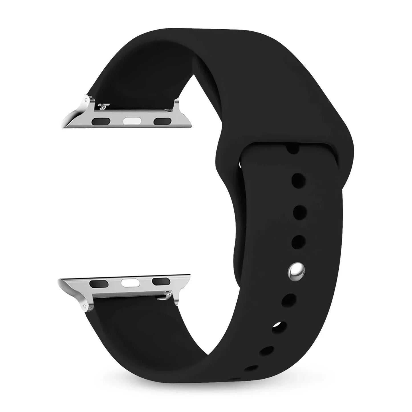 Apple Watch バンド用ストラップ 40mm 44mm 49mm 45mm 41mm 38mm 42mm シリコンベルト ブレスレット iWatch シリーズ Se 9 8 7 6 5 3 Ultra 2 バンド