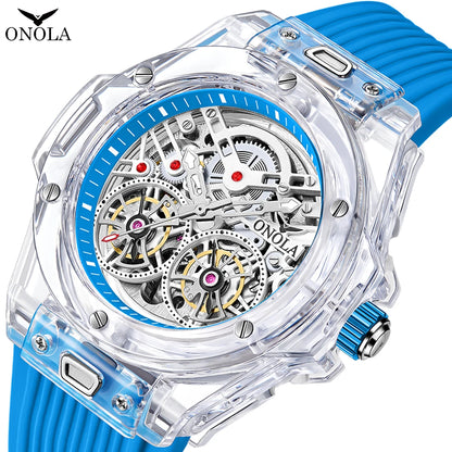 ONOLA Reloj para Hombres Relojes de Negocios Impermeables de Moda de Lujo para Hombres Pulsera Deportiva Impermeable