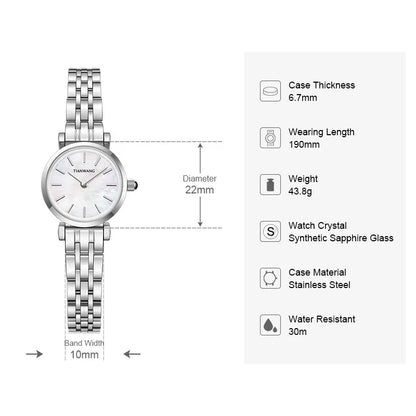 TIAN WANG Women Watch Modern Fashion Quartz Watches Wristwatches Ladies High-end Luxury Women's Watches Steel Lady Wrist Clock