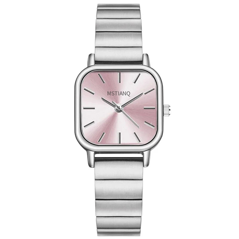 2024 Stainless Steel Band Watch Luxury Women Quartz Watch Casual Fashion Versatile Bracelet Wristwatch Dropshipping Reloj Mujer