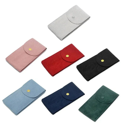 Wholesale Top Velvet Snap Watch Flannel Bag Packaging Bag Ring Bracelet Gift Bag Travel Storage Case for Men Women Watch Lovers