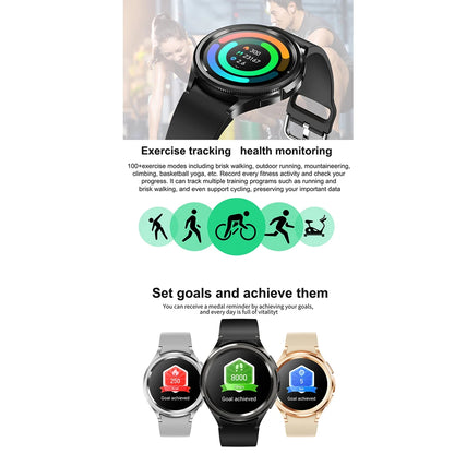 For Samsung Galaxy Watch 6 GPS Sport Smart Watch Men Fitness Tracker Heart Rate Watches Bluetooth Call Smartwatch Women 2024 New