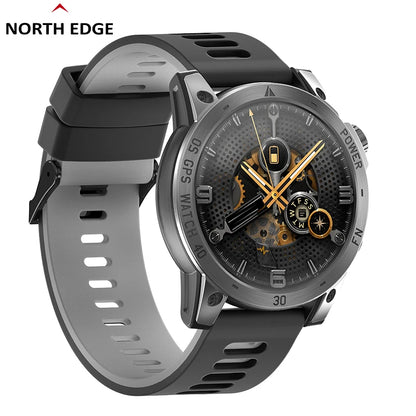 NORTH EDGE 2023 nuevos relojes GPS para hombres reloj inteligente deportivo Pantalla HD AMOLED 50M ATM altímetro barómetro brújula reloj inteligente para hombres