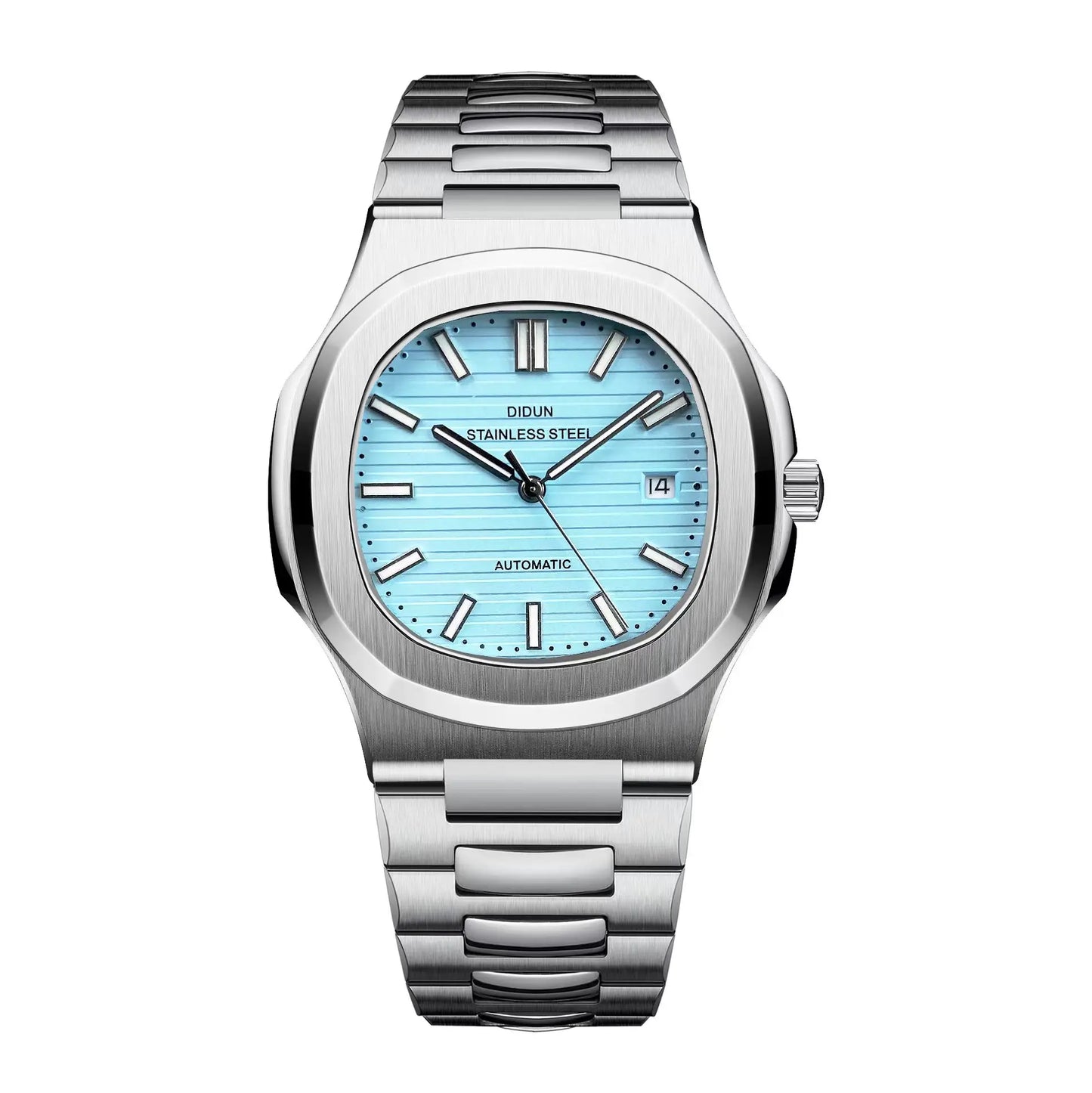 Reloj Automático DIDUN para hombre, reloj mecánico japonés Miyota de acero inoxidable, relojes masculinos de marca de lujo, reloj de pulsera informal de moda para negocios