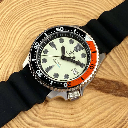 Tandorio SKX Mod ダイブ オートマチック ウォッチ メンズ フルルミナス S NH36 ムーブメント サファイアガラス 3.8 クラウン レジョー 20bar スイムクロック 41mm