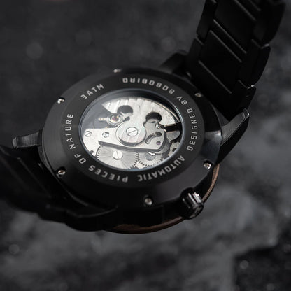 BOBO BIRD 自動巻き機械式腕時計 メンズ 高級ブランド 木製 ステンレススチール 防水腕時計 montre homme